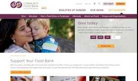 
							         Support Your Food Bank								  
							    