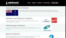 
							         Supported State of Victoria Utilities - Rainforest Automation								  
							    