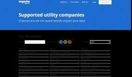 
							         Supported Utility Companies | WegoWise								  
							    
