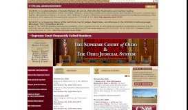 
							         Supreme Court of Ohio and the Ohio Judicial System								  
							    