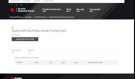
							         Supriya 8th April New Vendo Product test - Red Hat Customer Portal								  
							    
