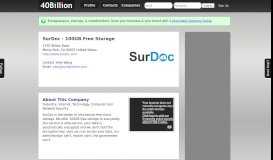 
							         SurDoc - 100GB Free Storage | 40Billion								  
							    