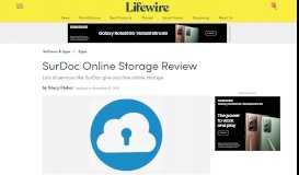 
							         SurDoc Online Storage Review - Lifewire								  
							    