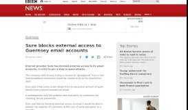 
							         Sure blocks external access to Guernsey email accounts ...								  
							    