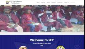 
							         Sure Foundation Polytechnic | Akwa Ibom State, Nigeria | Official Portal								  
							    