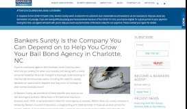 
							         Surety Company Charlotte, Bail Insurance | Bankers Surety								  
							    