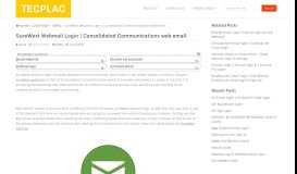 
							         SureWest Webmail Login | Consolidated ... - tecplac								  
							    