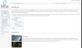 
							         Surfaces - Portal Wiki								  
							    