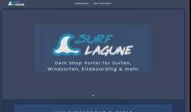 
							         Surflagune - Dein Shop Portal fürs Windsurfen, Kitesurfen und mehr								  
							    