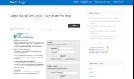 
							         Surge Card Login - How To Make Payment-- surgecardinfo.com								  
							    