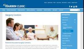 
							         Surgery Centers | Harbin Clinic								  
							    