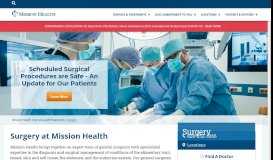 
							         Surgery | Mission Health								  
							    
