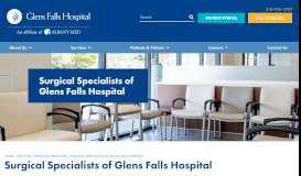 
							         Surgical Specialists of Glens Falls Hospital								  
							    