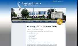 
							         Surgical Specialty Center of Baton Rouge								  
							    