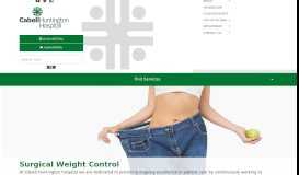 
							         Surgical Weight Control - Cabell Huntington Hospital - Huntington, WV								  
							    