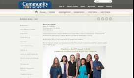 
							         Surgical Weight Loss | Community Hospital								  
							    