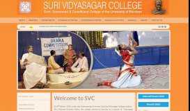 
							         Suri Vidyasagar College								  
							    
