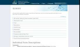 
							         Survey Forms - US Energy Information Administration (EIA)								  
							    