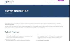 
							         Survey Management - Truecom Telesoft								  
							    