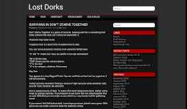 
							         Surviving in Don't Starve Together | Lost Dorks								  
							    