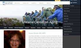 
							         Susan Woods, MD, MPH - UMaine Center on Aging - University of Maine								  
							    