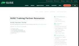 
							         SUSE Training Partner Resources								  
							    