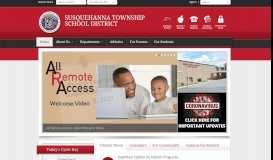 
							         Susquehanna Township School District / District Welcome								  
							    