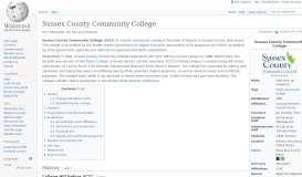 
							         Sussex County Community College - Wikipedia								  
							    