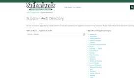 
							         Sutherlands Supplier Web Directory								  
							    