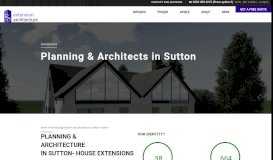 
							         SUTTON Architects & Planning Applications | Extension Architecture								  
							    