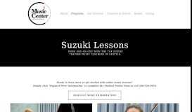 
							         Suzuki Lessons — Music Center of the Northwest								  
							    