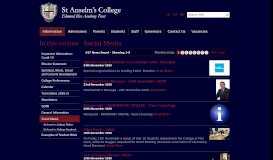 
							         SVP 80th Anniversary presentation - News - St. Anselm's College								  
							    