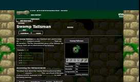
							         Swamp Talisman | The Betweenlands Wiki | FANDOM powered by Wikia								  
							    