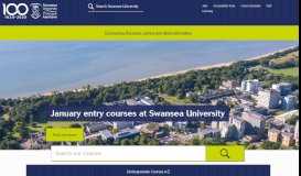 
							         Swansea University								  
							    