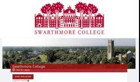 
							         Swarthmore College - Coalition Application								  
							    