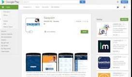 
							         Swayam – Apps on Google Play								  
							    