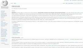 
							         SWAYAM - Wikipedia								  
							    