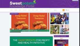 
							         Sweetpotato Knowledge Portal: HOME								  
							    