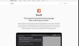 
							         Swift - Apple Developer								  
							    