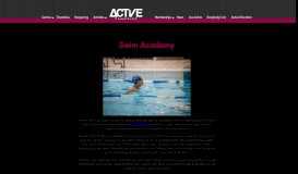 
							         Swim Academy - Active Tameside : Active Tameside								  
							    