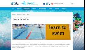 
							         Swim Desk - FAQ - Monash Aquatic & Recreation Centre								  
							    