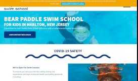 
							         Swim Lessons In Marlton | Bear Paddle Swim SchoolBear Paddle ...								  
							    