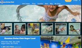 
							         Swim Lessons in Sugar Land | Houston Swim Club Swim School								  
							    
