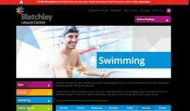 
							         Swimming - Bletchley Leisure Centre								  
							    
