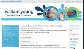 
							         Swimming Lessons Glasgow | Learn to Swim at the William Young ...								  
							    