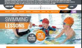 
							         Swimming Lessons - Hertfordshire Sports Village								  
							    