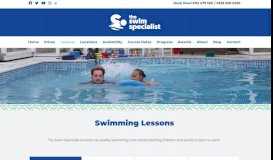 
							         Swimming Lessons - The Swim Specialist								  
							    