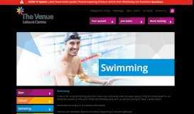 
							         Swimming - The Venue Leisure Centre								  
							    