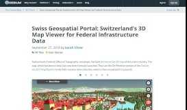 
							         Swiss Geospatial Portal Now Live | cesium.com								  
							    