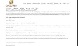 
							         SWISSCOIN CLASSIC WEB-WALLET :SWISSCOIN CLASSIC								  
							    